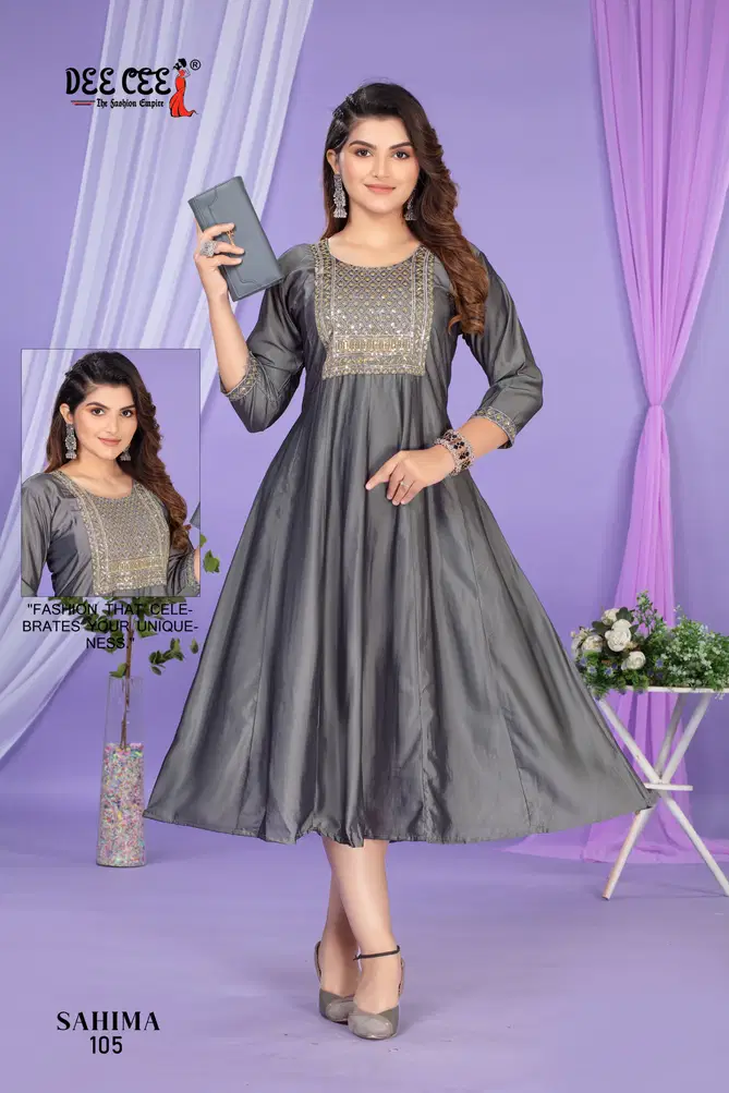 Sahima By Deecee Designer Flared Long Kurtis Suppliers In India